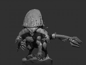 Giant beast Free 3D print model Model Cetak 3D