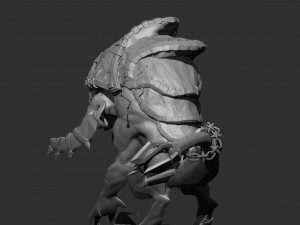 Giant beast Free 3D print model Model Cetak 3D