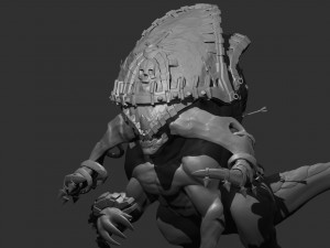 Giant beast Free 3D print model Model Cetak 3D