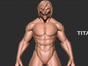 AOT - Eren Yeager 3D print model 3D Print Model