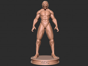 AOT - Eren Yeager 3D print model 3D-Druckmodell