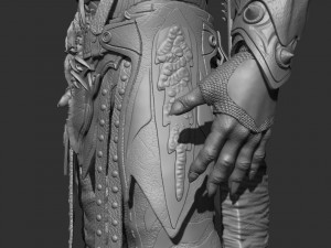Evil Elf 3D print model 3D प्रिंट मॉडल