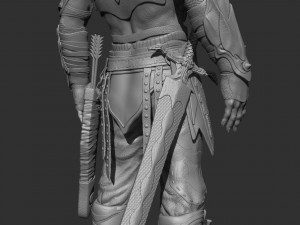 Evil Elf 3D print model 3D प्रिंट मॉडल