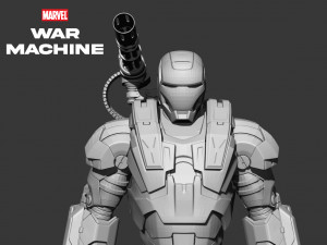 Iron man - War machine Armor 3D print model Model do druku 3D