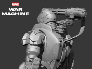 Iron man - War machine Armor 3D print model 3D Print Model