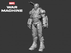 Iron man - War machine Armor 3D print model Model do druku 3D