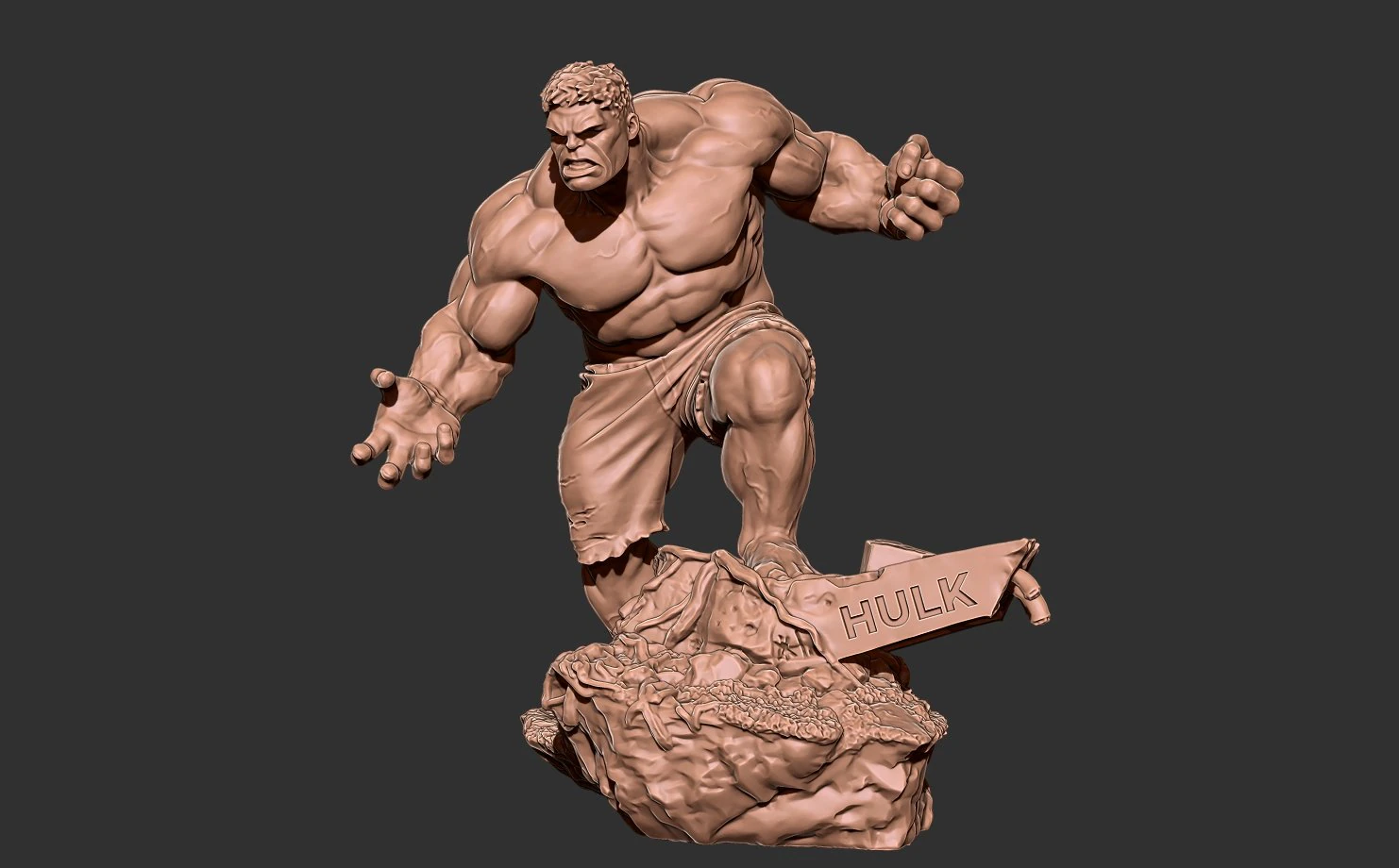 Marvel Hulk 3D print model 3D Print Model .c4d .max .obj .3ds .fbx .stl .blend 