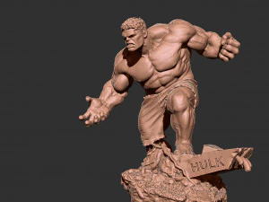 Marvel Hulk 3D print model 3D Print Model