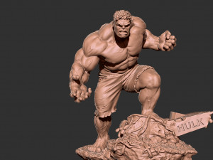 Marvel Hulk 3D print model 3D-printmodel