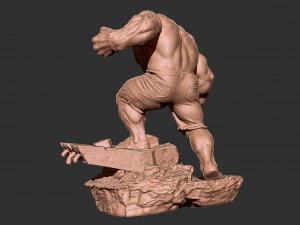 Marvel Hulk 3D print model 3D Print Model