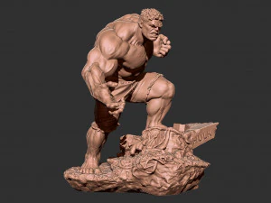 Marvel Hulk 3D print model 3D Print Model