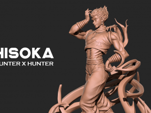 Hisoka Hunter X Hunter 3D print model 3Dプリントモデル