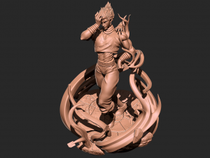 Hisoka Hunter X Hunter 3D print model 3D Print Model