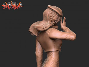 Misato Evangelion 3D print model 3D Print Model