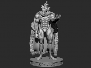 Sea King - one punch man 3D print model 3D Принт Модель