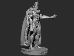 Sea King - one punch man 3D print model 3D Принт Модель