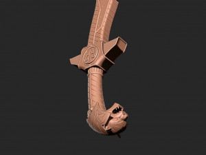 Power Rangers Saba Sword 3D print model 3D Принт Модель