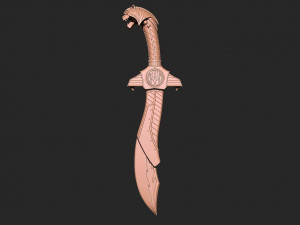 Power Rangers Saba Sword 3D print model 3D Принт Модель