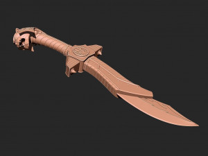 Power Rangers Saba Sword 3D print model 3D Принт Модель