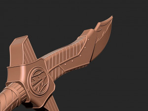 Power Rangers Saba Sword 3D print model 3D Принт Модель