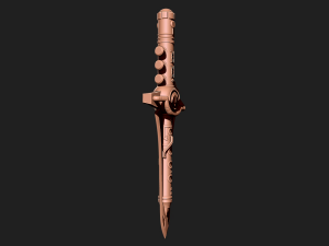 Power Rangers Saba Sword 3D print model 3D Print Model