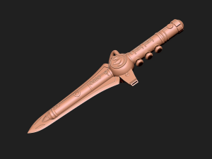 Power Rangers Saba Sword 3D print model 3D Print Model