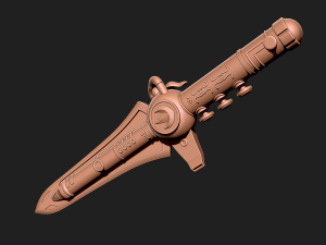 Power Rangers Saba Sword 3D print model 3D Print Model
