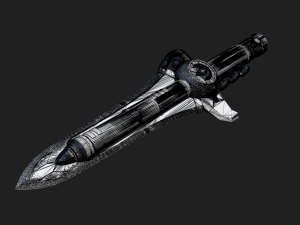 Power Rangers Saba Sword 3D print model 3D Print Model