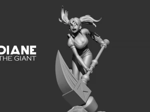 ディアンヌ - 七つの大罪 3D プリントモデル 3Dプリントモデル