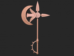 Escanor rhitta axe - seven deadly sins 3D Print model Modelo de Impressão 3D