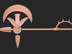 Escanor rhitta axe - seven deadly sins 3D Print model Modelo de Impressão 3D