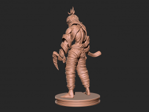 Demon slayer - gyutaro Upper rank 6 3D print model Model Cetak 3D