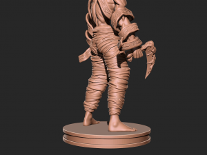 Demon slayer - gyutaro Upper rank 6 3D print model Model Cetak 3D