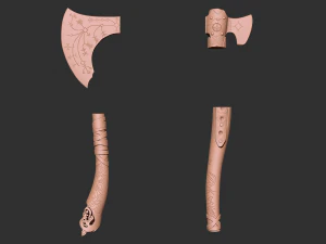 Leviathan Axe God of War 3D print model 3D Print Model