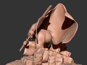 Demon Slayer Zenitsu 3D print model Modello di stampa 3D
