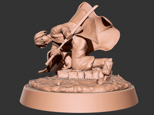 Demon Slayer Zenitsu 3D print model Modello di stampa 3D