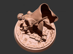 Demon Slayer Zenitsu 3D print model Modello di stampa 3D
