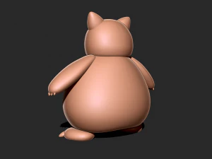 Snorlax - Pokemon 3D print model 3D Print Model