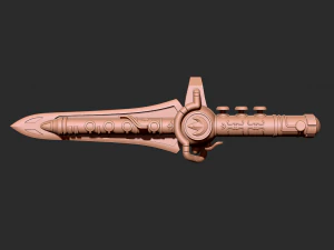 MMPR - Rangers 3 Sword 3D print model 3D Print Model