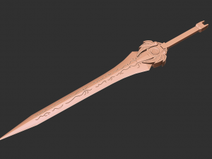 MMPR Legacy Red Ranger Sword 3D print model 3D Print Model