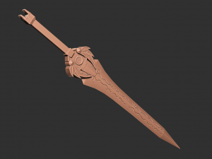MMPR Legacy Red Ranger Sword 3D print model 3D Print Model
