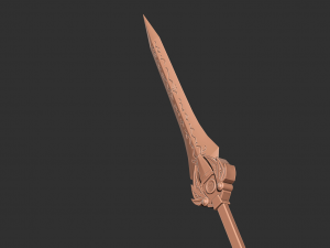 MMPR Legacy Red Ranger Sword 3D print model 3D Print Model
