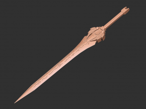 MMPR Legacy Red Ranger Sword 3D print model 3D Print Model