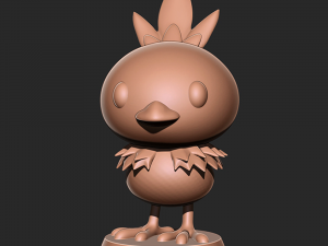 Torchic - Pokemon 3D print model 3D Print Model