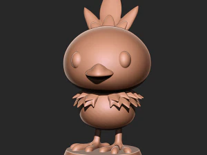 Torchic - modello di stampa 3D Pokemon Modello di stampa 3D