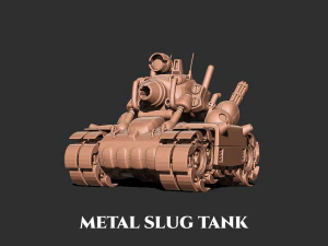 Modello di stampa 3D del serbatoio Metal Slug Modello di stampa 3D