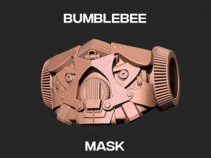 Bumblebee Mask - 3D print model 3D Baskı Modeli