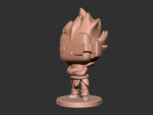 Dragon Ball Z - Vegeta 3D print model 3D 프린트 모델