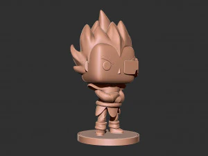 Dragon Ball Z - Vegeta 3D print model 3D Print Model