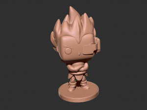 Dragon Ball Z - Vegeta 3D print model 3D 프린트 모델